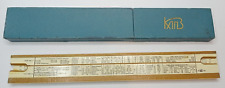 Soviet Logarithmic Ruler Slide Rule with Case USSR 1975 Vintage Rare Collectible picture