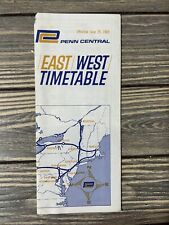 Vintage June 29, 1969 Penn Central East West Timetable Pamphlet picture