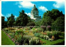 Washington State Capitol and Flower Garden, Olympia Washington WA Postcard picture