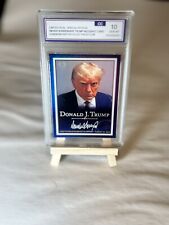 Holographic DONALD TRUMP 45th MAGA MUGSHOT  Collectible Trading Card MINT 10 picture
