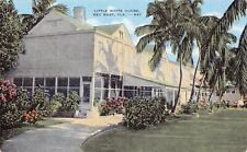 Naval Air Station Key West FL Florida Truman Little White House Vtg Postcard B53 picture