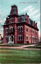 Postcard City Hall in Jefferson, Ohio picture