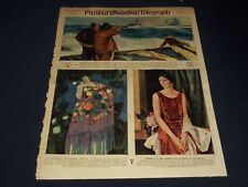 1930 OCTOBER 26 PITTSBURGH SUN TELEGRAPH GRAVURE - COLOR- GIFFORD BEAL - NT 9584 picture