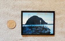 Morro Bay CA Boats Photo Refrigerator Magnet Travel Souvenir  picture