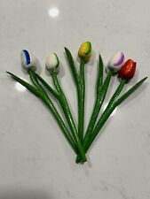 5 Wooden Tulips From Holland picture