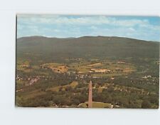 Postcard Looking down on the Bennington Monument, Bennington, Vermont picture