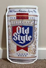 Vintage Old Style Metal Beer Sign 16”x9” picture