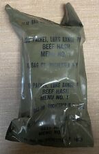 Rare USGI, 1977, Food Packet Long Range Patrol, Menu No. 1 Beef Hash picture