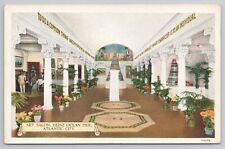 Art Salon Heinz Ocean Pier Atlantic City New Jersey NJ c1920s Postcard Interior picture