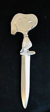 Pewter Silver SNOOPY Charlie Brown Charles Shultz Peanuts Knife Letter Opener I picture