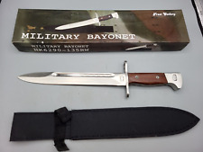 Frost Cutlery Military Bayonet HK6290-135RW Steel Blade Rosewood Handle 13 1/2