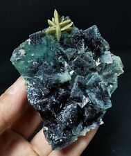 120g  Natural Bismuthinite  Fluorite Kakoxene Crystal Mineral Specimen/ Mongolia picture
