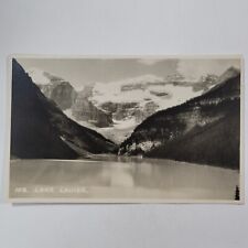 RPPC Lake Louise Alberta Canada Victoria Glacier Postcard Photograph Scene picture