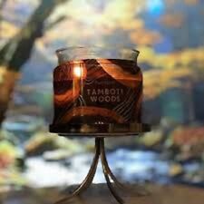 Partylite TAMBOTI WOODS SIGNATURE 3-wick JAR CANDLE  BRAND NEW   picture