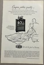 Vintage 1949 Original Print Ad Full Page - Du Mont Compare Picture Quality picture