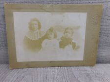 VTG Cabinet Card 1900s Edwardian Sepia Helena MT Lillian James Fred Rogers picture