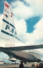 Vintage Postcard 1959 Super 7 Clipper Airplane Pan American World Airways picture