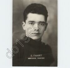 Portrait Of FRENCH CYCLIST Georges Faudet VINTAGE ATHLETES 1925 Press Photo picture