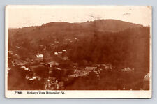 c1916 RPPC Birds Eye View of Montpelier Vermont VT Real Photo Postcard picture