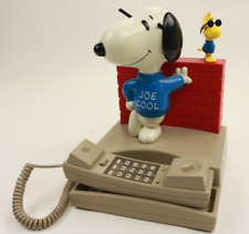 VTG 1991 Seika Peanuts Snoopy Joe Cool & Woodstock Touch Tone Novelty Phone picture