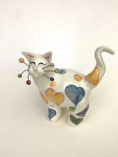 Amy Lacombe Pastel Hearts White Kitty Cat Estate picture