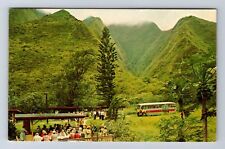 Maui HI-Hawaii, Kepaniwai Park, Iao Valley, Souvenir, Vintage c1968 Postcard picture