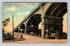 Harrisburg PA-Pennsylvania, Cameron Street Approach To Bridge, Vintage Postcard picture
