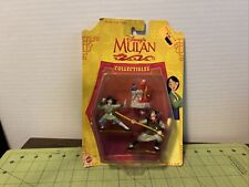 Vintage 1998 Disney Mulan Collectable 3-pack Warrior Mulan, Mushu, Li Shang New picture