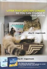 $3.00 PRINT AD - FRESH STEP Outstretch 2024 Cute EXOTIC SHORTHAIR Cat 1-Page picture
