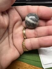 Ancient Large Marmol (marble) Olmec Round Bead 25.6 X 21.9 Mm picture