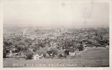 RPPC Helena Montana MT Aerial View Downtown Cathedral c1924 Photo Postcard E33 picture