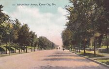 Independence Avenue Kansas City Missouri MO 1909 Postcard B11 picture