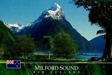 Mitre Peak Milford Sound New Zealand Postcard picture