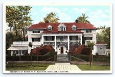 Postcard Residence Of Mayor W. H. Sullivan Bogalusa Louisiana Copy B picture