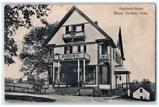 1911 View Of Highland House Mount Hermon Massachusetts MA Antique Postcard picture