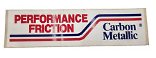 Vintage Carbon Metallic - Performance Friction Automotive Sticker Decal 10.7 