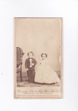 General Tom Thumb and Wife Wedding Costume CDV picture