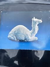 1984 Avon Nativity Collectibles White Porcelain Sitting Camel Nativity in Box picture