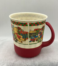 Vintage Packerware Christmas Mug W/Removable Handle Plastic Kids Cups 1980’s picture