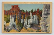 The Queen's Court Bryce Canyon National Park Utah VTG UT Postcard picture