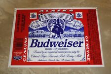 Anheuser Busch Budweiser Alaska Beer Label St. Louis, MO picture