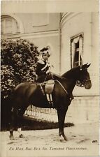 PC RUSSIAN ROYALTY ROMANOV GRAND DUCHESS TATIANA NIKOLAEVNA ON A HORSE (a48291) picture