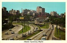 Postcard Atlanta's Expressway Skyline Atlanta Georgia picture