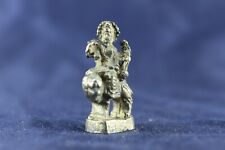 Small Antique Brass Statue Mother Goddess Durga Figurine Vintage Collectible picture