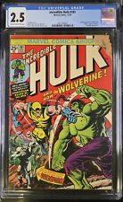 Incredible Hulk #181 CGC 2.5 Nice Book 1st Appearance of Wolverine 1974 picture