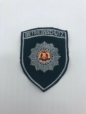 Vintage East German Specialty Patch, Green Industry Police - UNISSUED  picture