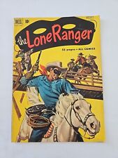 The Lone Ranger #38 (Aug 1951)  52-page Dell comic book painted cover picture
