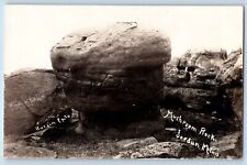 Jordan Minnesota MN Postcard RPPC Photo Mushroom Rock Rardin c1910's Antique picture