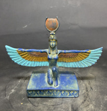 Isis winged statue rare ancient pharaonic antiques carved of egyptian deities BC picture