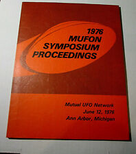 MUFON Symposium Proceedings- Mufon UFO Network Michigan June 1976 Rare picture